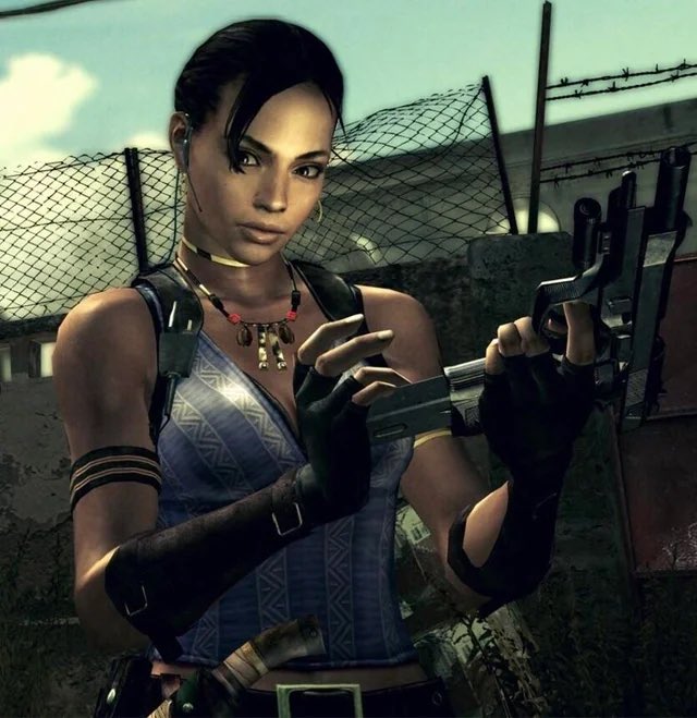 Sheva, my glorious queen. 

I can’t wait to see you in the RE engine.