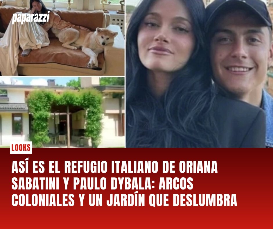 LUJO Y ROMANCE 💸😍La pareja vive en una residencia ubicada en la región de Piamonte, a pocos kilómetros al sur de Turín, que combina el encanto del estilo colonial con detalles minimalistas y funcionales.

Mira las fotos en la web:
paparazzi.com.ar/teve/asi-es-el…