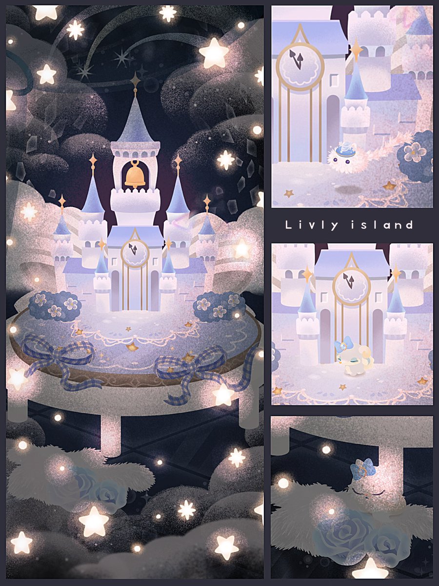 someil_liv's tweet photo.  
𝚣 ᶻ ᴢ ‧⁺ ⊹˚. 🏰☁��� ⸝⋆
 
 
 #Livlyisland 
 #リヴリーアイランド
 #リヴリーレイアウト https://t.co/VY6Va6n1eN
