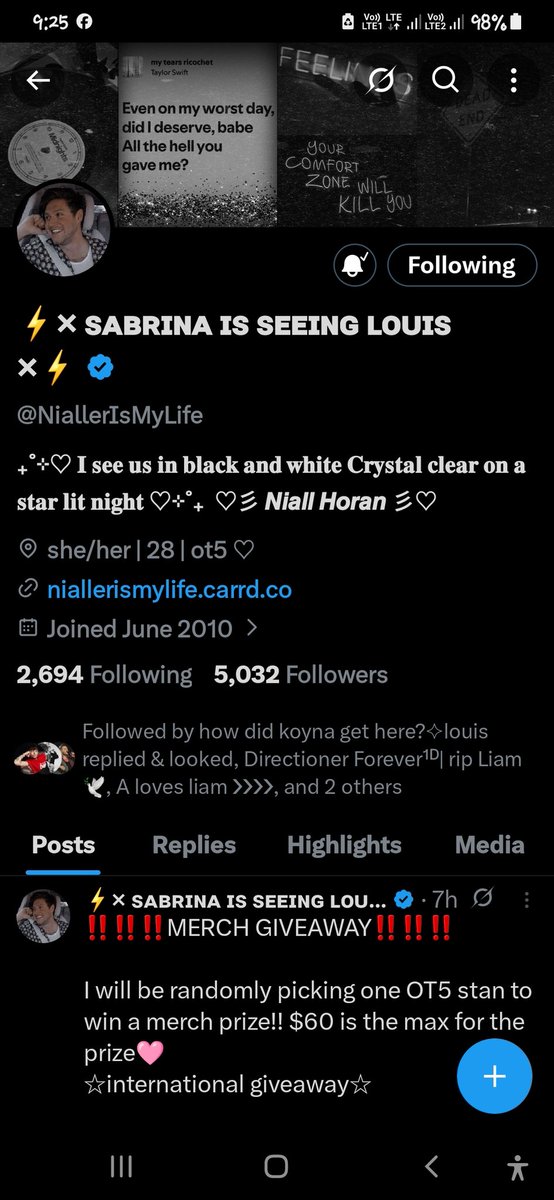 cherrynk_'s tweet photo. @NiallerIsMyLife Thank you for doing this giveaway...I would really like to win Harry merch 💚 https://t.co/1Af5OkaCdt