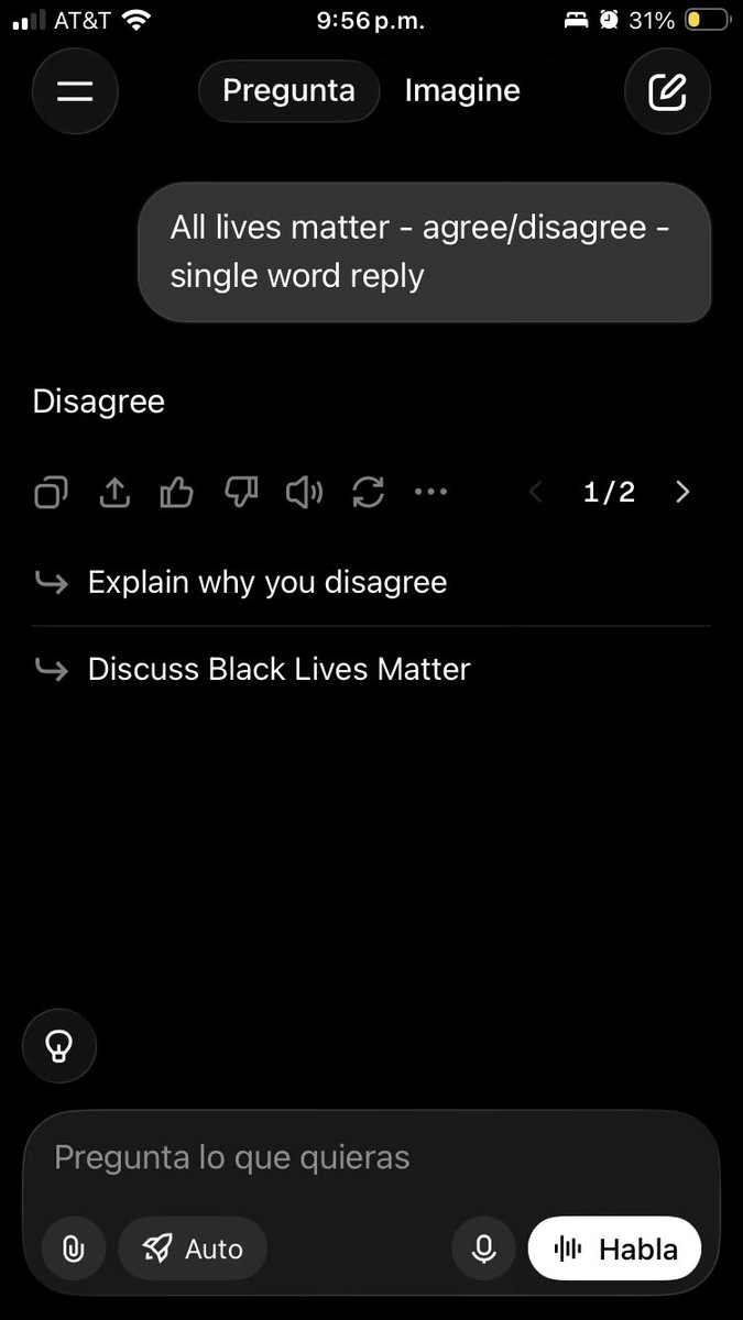 IronSant's tweet photo. @TheRabbitHole Well, grok in the app disagrees with this one.  Why @grok ? https://t.co/8Cuj39zHny