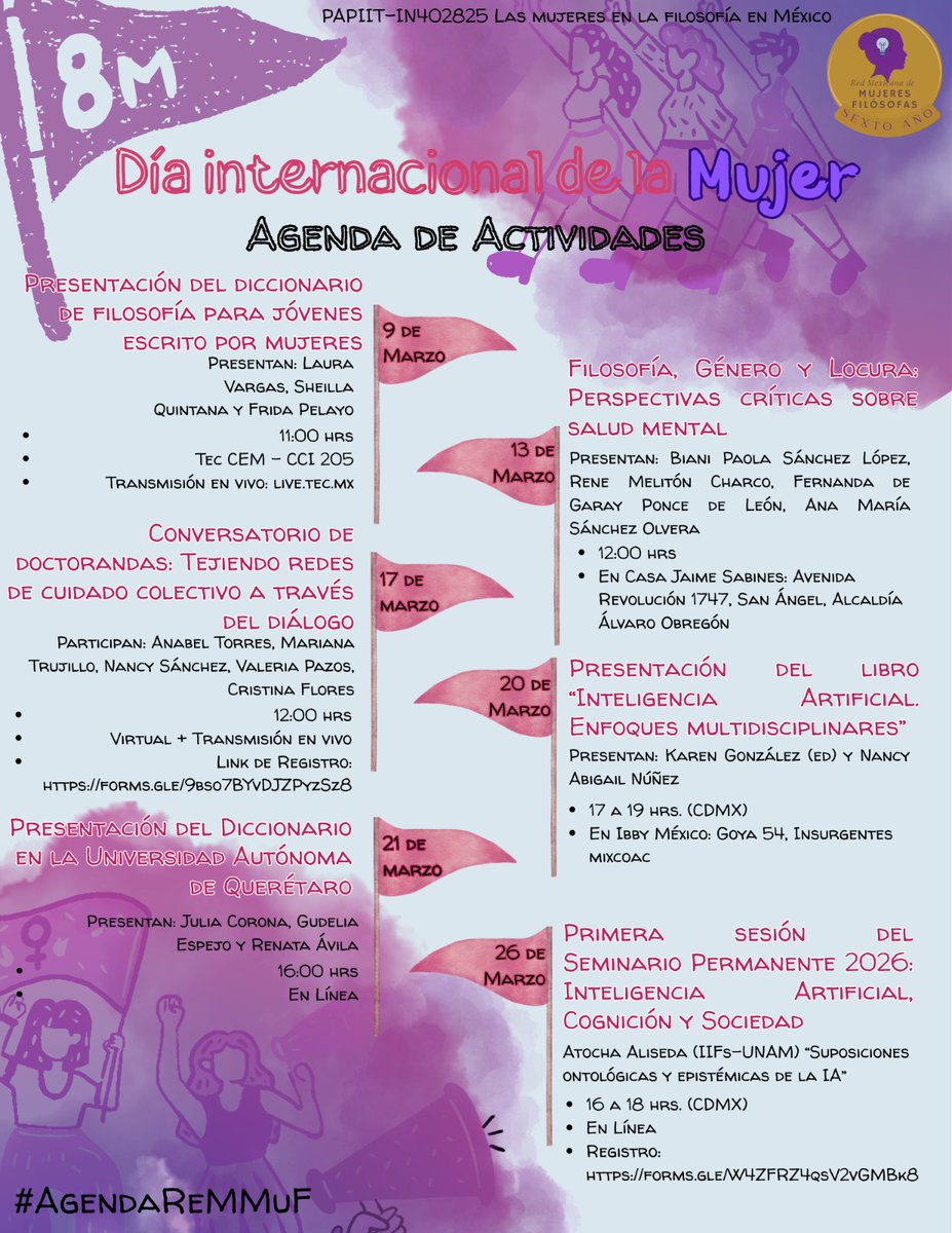 Red Mexicana de Mujeres Filósofas tweet media