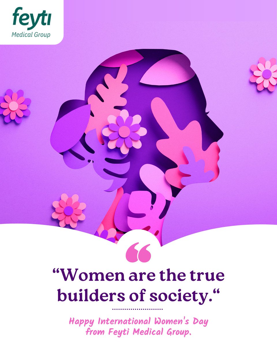 🗽“Women are the true builders of society”
At Feyti, this rings true among our dedicated women who lead, innovate, and care every day.
To the incredible women on our team and in communities who shape stronger, healthier futures.
Happy International Women's Day! 💜🌸 #womensday