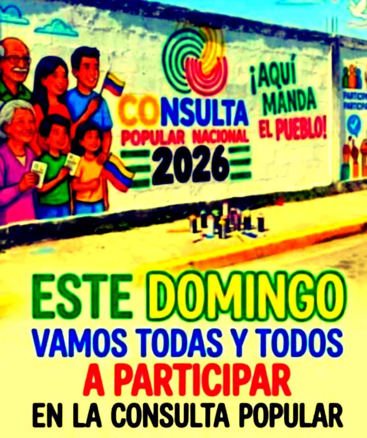 ahora_dulcita's tweet photo. Tod@s a participar en la I Consulta popular 2026, éste domingo escoge el proyecto de tu preferencia en tú comunidad.
#ComunaONada #cepostaperte #sergetti #Poupetekenza https://t.co/gKUP5SgupF