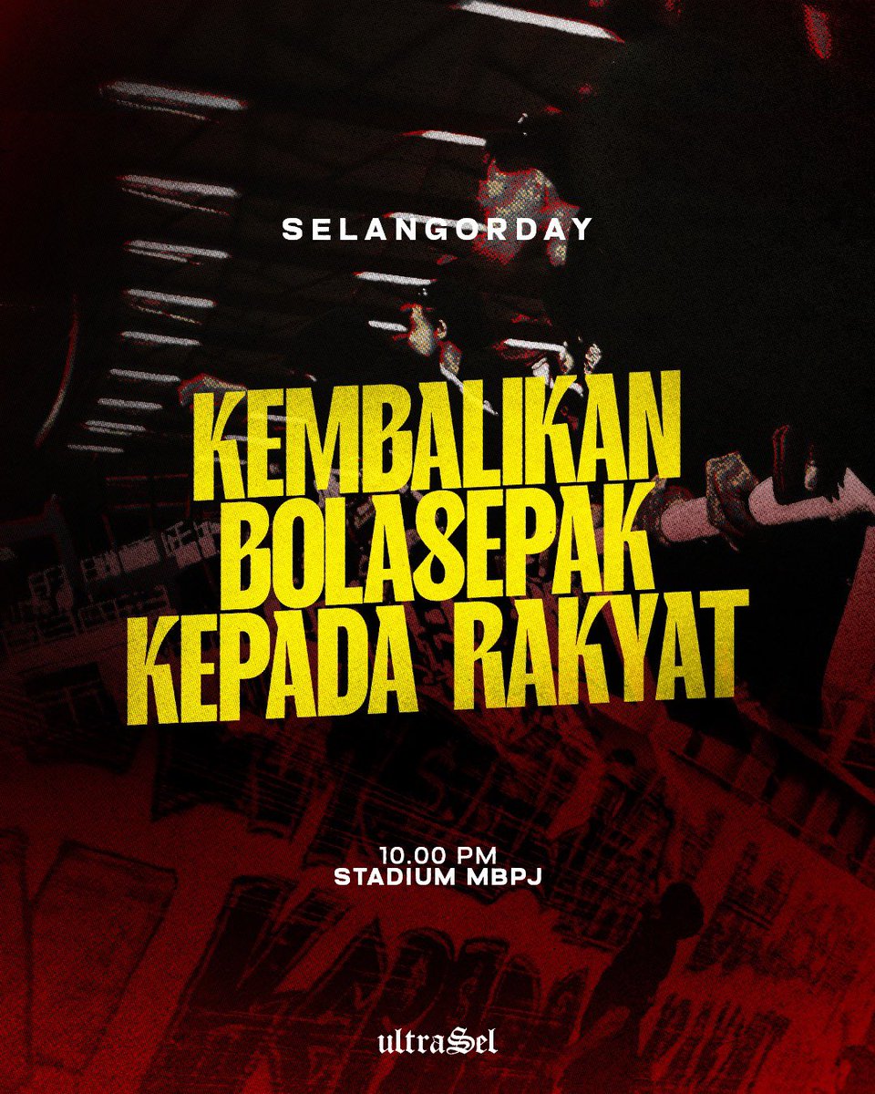 LS20, STD MBPJ, 3 mata let’s go !

#MentalitiJuara
#KembalikanBolasepakKepadaRakyat