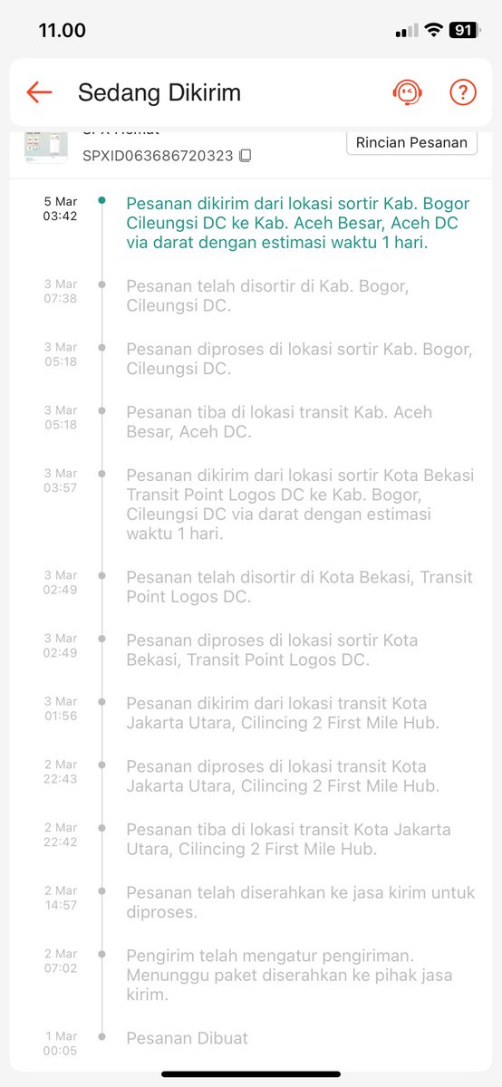 yourstruly___d's tweet photo. ini serius spx hemat selama ini? pdhl statusnya estimasi waktu 1 hari loh? @ShopeeID https://t.co/nCbSRhUA9F