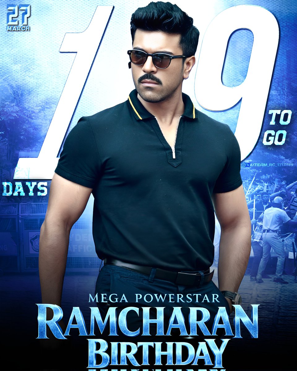 Team_rc_titans's tweet photo. The Countdown Continues… Only 19 Days Left for the Mega Celebration ❤️‍🔥

#PeddiOnApril30 #Peddi https://t.co/mWTsWKfj7x