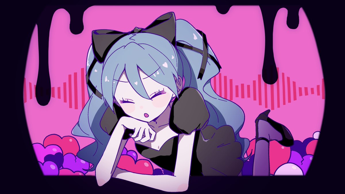 azu_02_'s tweet photo. 🩷お知らせ🩷
シュリンP(@Ebi_syulinp)さんの楽曲 ちぎってスキだけ　feat. 初音ミク のイラストを担当しました😈❤︎ https://t.co/XJeOxBTaa7