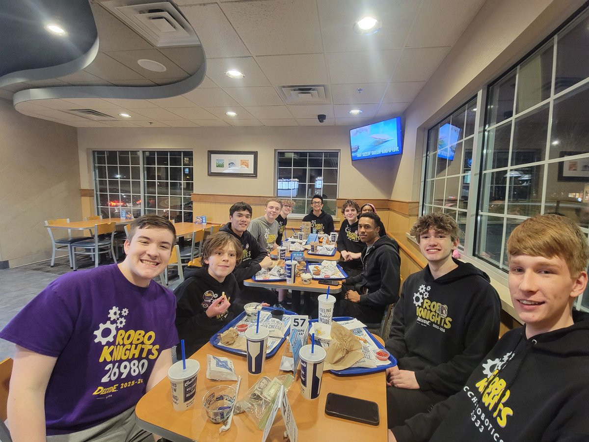 21333Robo's tweet photo. Final post on Illinois FTC State Championship. 

No award for us this year, we still have yet to crack the mystery of the judges!

When all the points were tabulated we ended the tournament as the 15th ranked team.  Only the top 7 teams advance to the World Championships. https://t.co/Cei7iQfZ3G