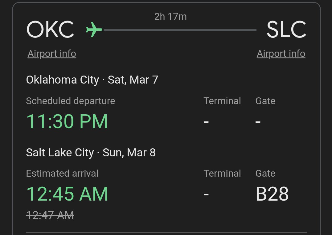 JazzTravelNotes's tweet photo. There are playoff races. There are tank races. Tonight, there's a race to Utah!
The Jazz depart Milwaukee &amp; the Warriors depart Oklahoma City, with both teams expected to arrive SLC in 3-4 hours. Both teams lost on the court, one will lose in the sky!

Warriors-Jazz Monday night! https://t.co/0xSo8LTFE9