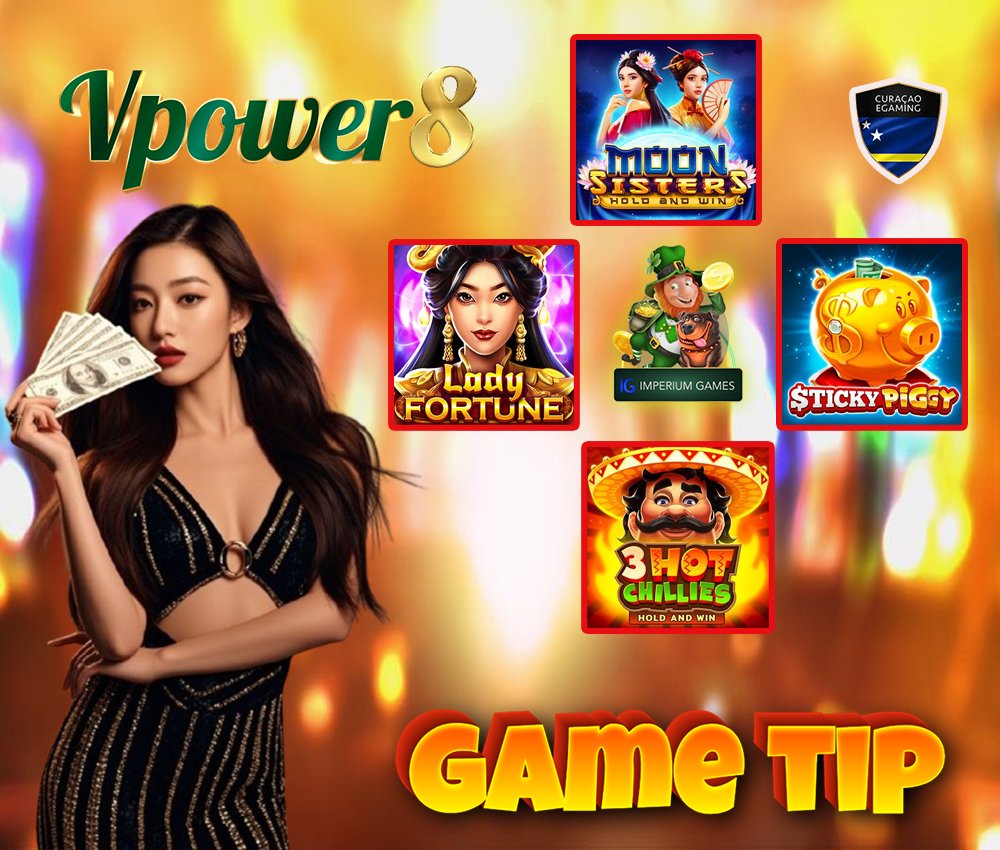 vpower_8's tweet photo. POWER8️⃣

Try these exciting slots on Vpower8 and turn your spins into wins!
From the luck of Lady Fortune to the fiery fun of 3 Hot Chillies, there’s a game for every player.🔥💸

⭕️ Platform: IMPERIUM GAME 💚
👉 https://t.co/jN8lHIdAaC https://t.co/rRYNYMnXZL