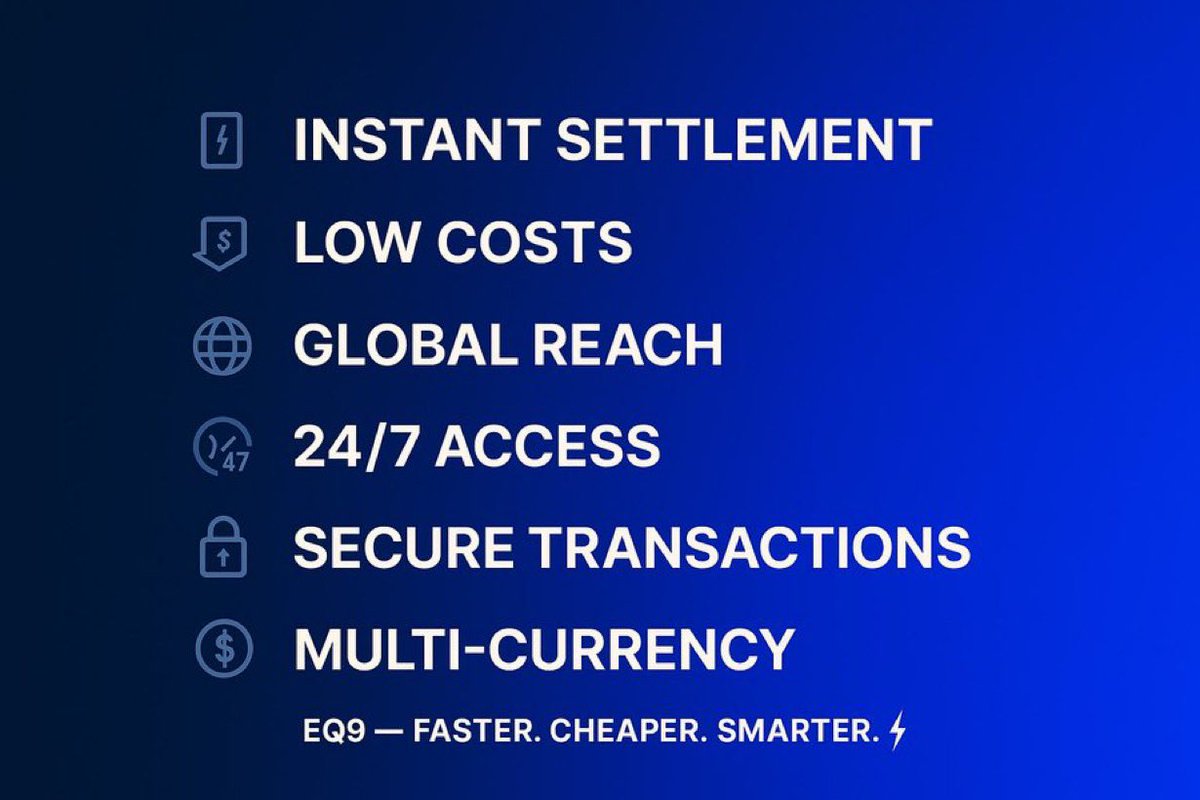#EQ9 currently in beta testing try it out <a href="/EQ9_Official/">EQ9</a> 🫴🔵

0x8c444197D64E079323a1eb8D40655910B052F85a

#XMoney #PayPal $XRP $TEL