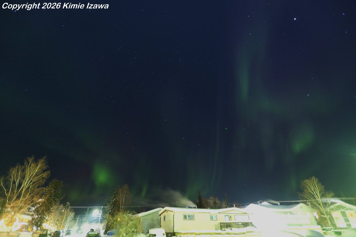 audrey19740719's tweet photo. #Aurora from #Yellowknife
Mar 6, 2026 Fri 8:00-9:30pm
-29℃ (feels like -40℃) Clear
#NWT #ExploreNWT #SpectacularNWT
#northwestterritory #northernlights
#イエローナイフ #ノースウェストテリトリー
#オーロラ #オーロラ姫 #冬オーロラ https://t.co/YHtUlaCoHB