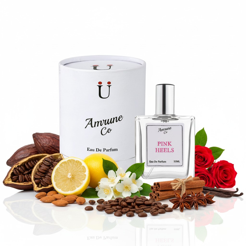 AmruneCo's tweet photo. Pink Heels by Amrune Co is a bold, sophisticated fragrance designed for women who embrace every side of themselves — elegant yet daring, playful yet powerful.

#amruneco #perfume #WomensDay https://t.co/oP0Wtrgows