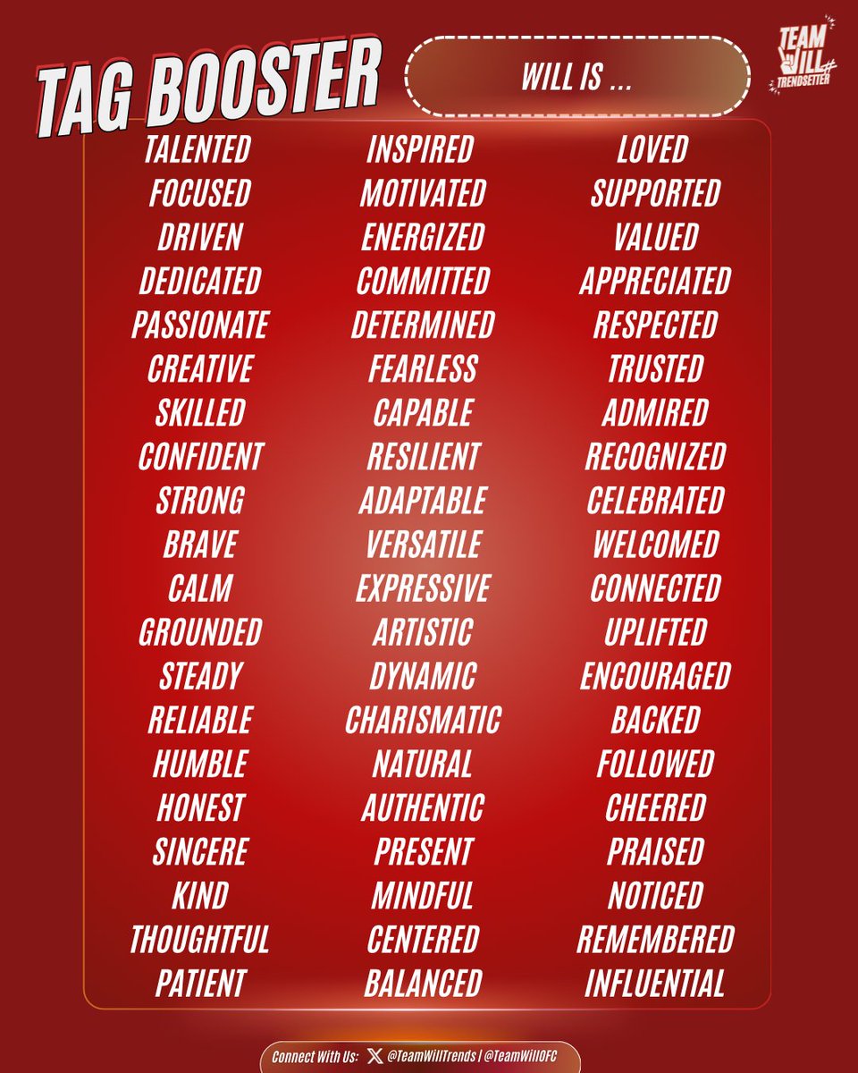 TEAM WILL TRENDS tweet media