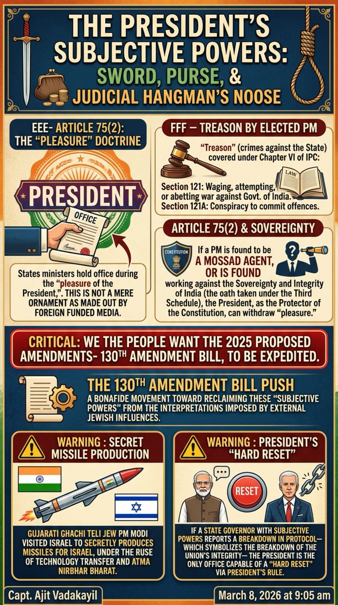 "WE THE PEOPLE" WANT THE 2025 PROPOSED AMENDMENTS - 130TH AMENDMENT BILL, TO BE EXPEDITED.
<a href="/MamataOfficial/">Mamata Banerjee</a> <a href="/CMOWestBengal/">CM of West Bengal</a> <a href="/CEOWestBengal/">CEO West Bengal</a> @BengalGovernor <a href="/DGPWestBengal/">DGP West Bengal</a> <a href="/singh_prakash/">Prakash Singh</a> <a href="/KolkataPolice/">Kolkata Police</a>