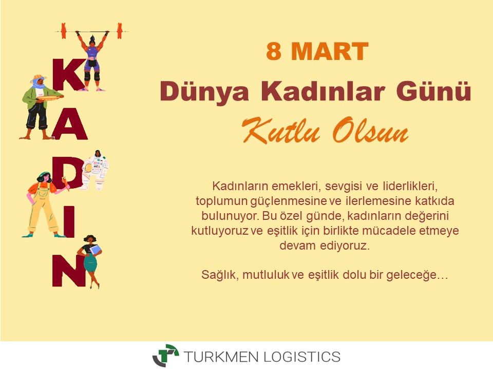 8 Mart
Dünya Kadınlar Günü
Kutlu Olsun.