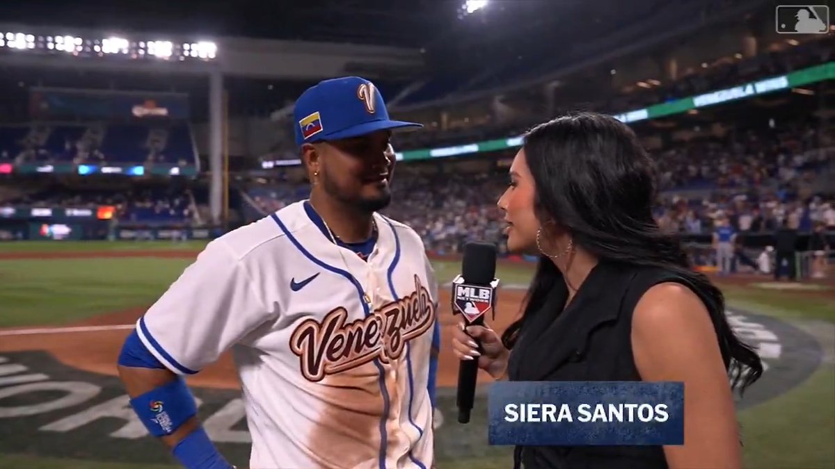 "I'm just living my dream!"
@SieraSantos chatted with Team Venezuela's Luis Arraez about his two-homer game and what it's like to play for his country in the #WorldBaseballClassic.