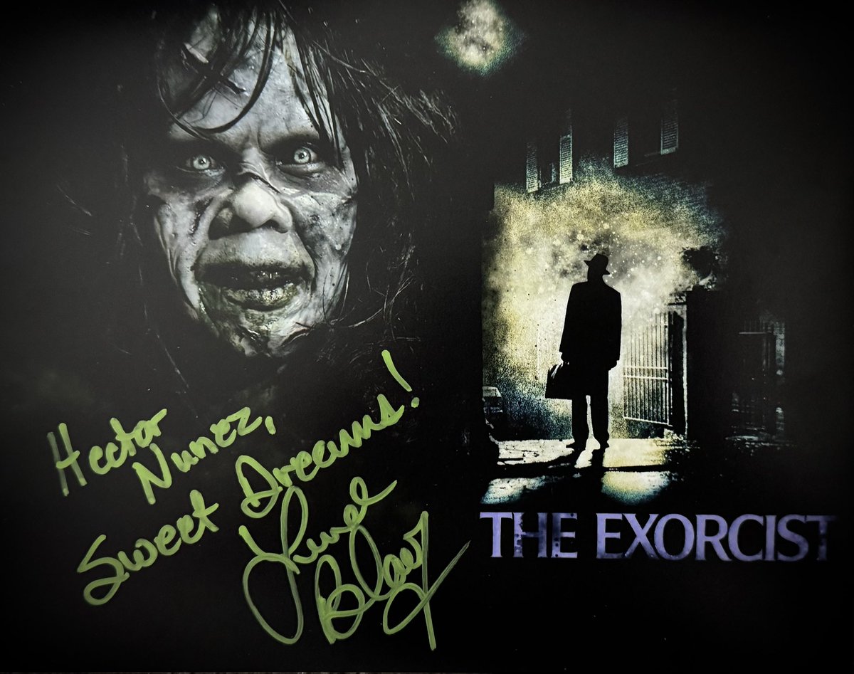 MetalNb's tweet photo. Finally got to meet the wonderful actress Linda Blair. Such a very nice individual in person. #LindaBlair #TheExorcist #BigTexasTerror https://t.co/y81Ku2mWQC