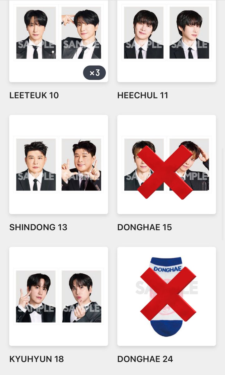 skz_125's tweet photo. SUPER JUNIOR スジュ ランダムトイ 交換
譲 イトゥク,ヒチョル,イェソン,シンドン,リョウク,キュヒョン
求 ウニョク ドンヘ(❌以外のもの優先)
もしくは買取

ALTに少し詳しく書いています。
本日ベルーナドームいますので気軽にお声かけください🙌 https://t.co/XEo66dqNo7