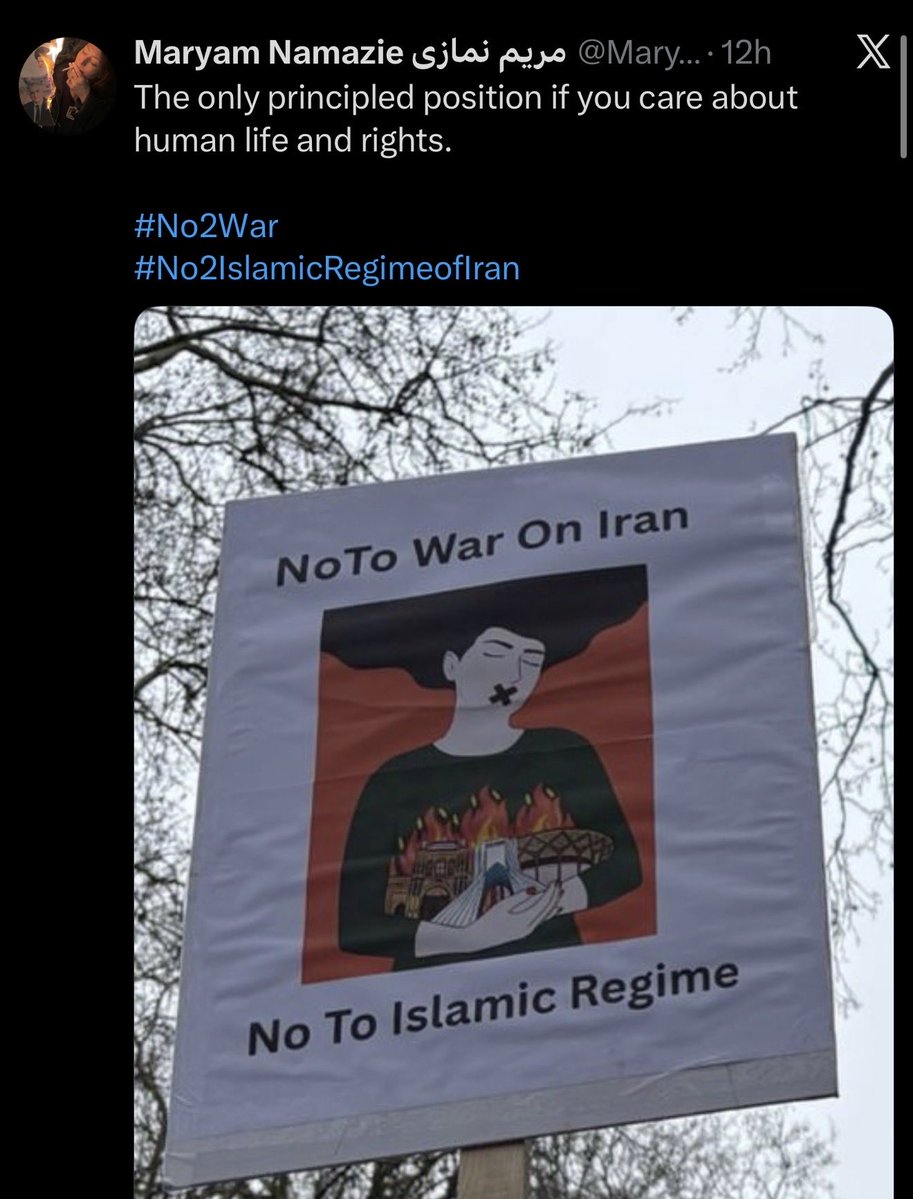 پس "آری" به چی؟؟؟؟؟
جنگ نه، پهلوی نه، خشونت نه، صندوق رأی و رفراندوم که ابداااا
رهبر داری؟ نه
برنامه داری؟ نه
می‌خوای جمهوری اسلامی بره؟ فععععععک نکنم!