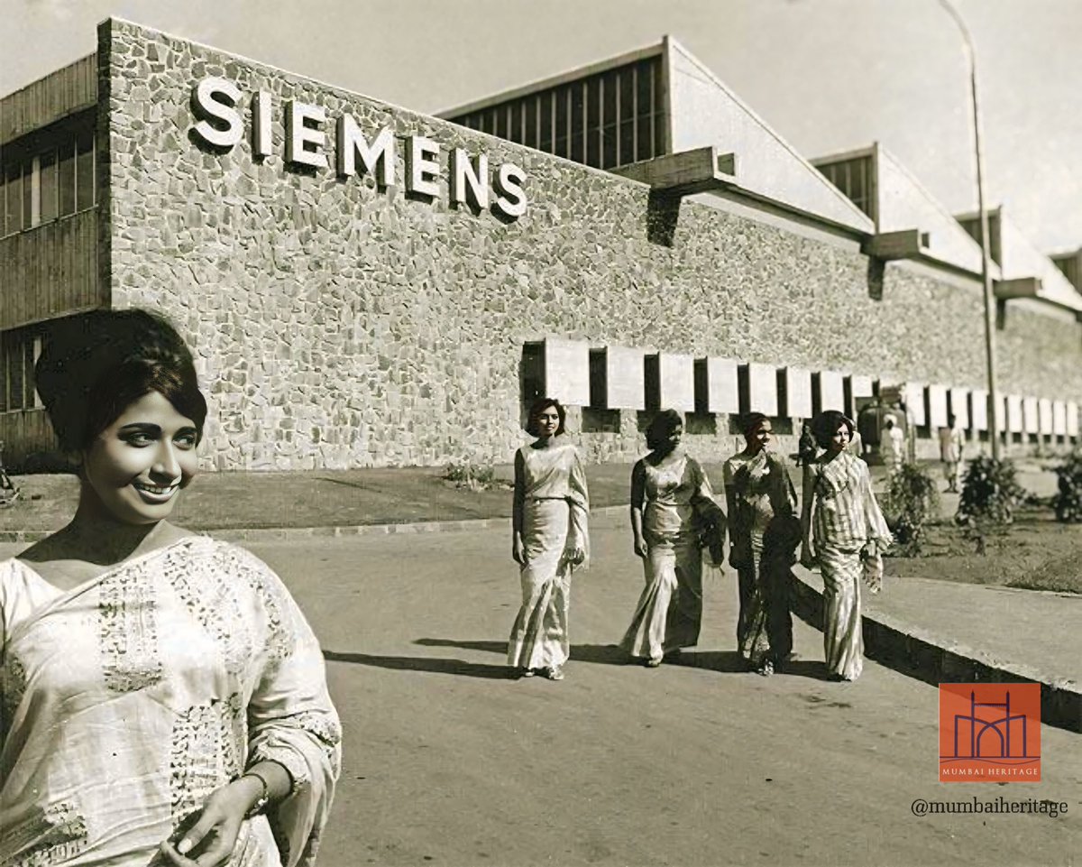 mumbaiheritage's tweet photo. Siemens employees at its Kalwa plant in 1967. Siemens set up its 1st manufacturing operation in Mumbai in 1955
#HappyWomensDay https://t.co/BEcknnVsT6