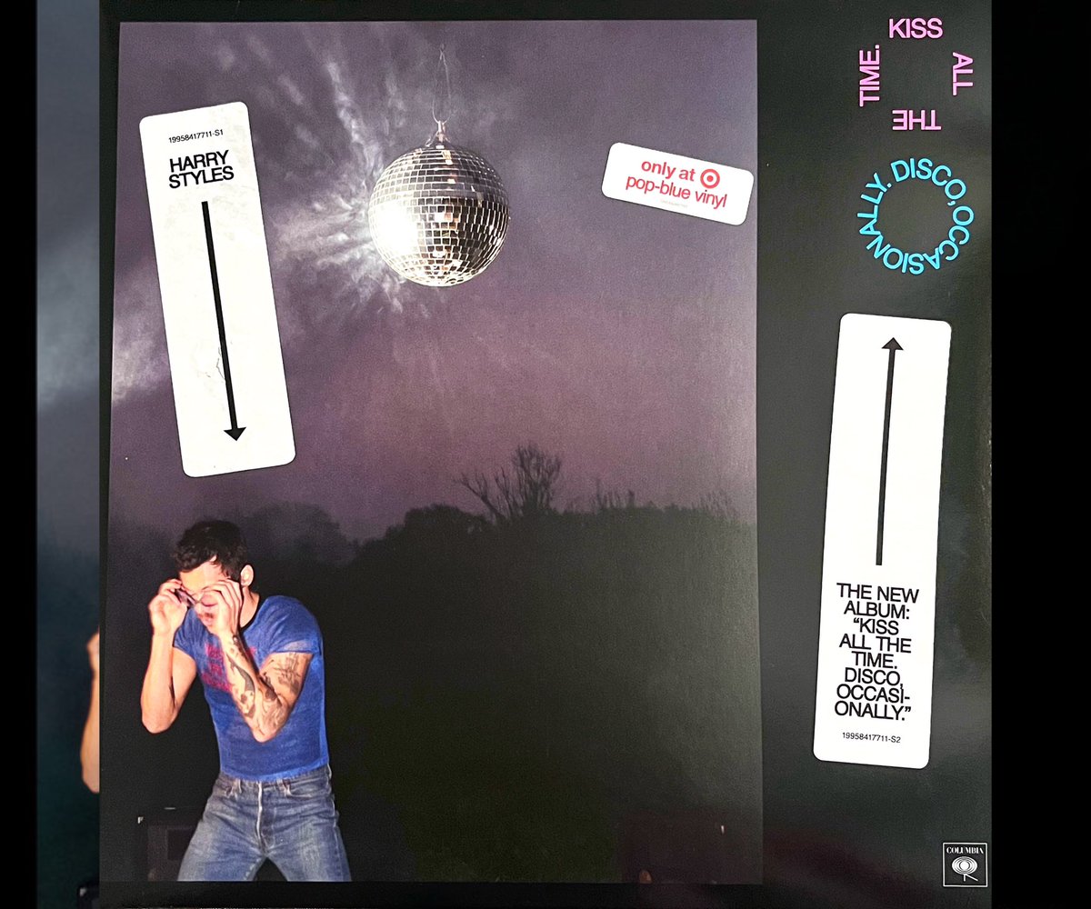 josegmol's tweet image. We belong together
It finally appears
It's only love 🪩💋KISS ALL THE TIME. DISCO, OCCASIONALLY 3|6 *Target Exclusive* Pop-Blue Vinyl #HarryStyles #KissAllTheTimeDiscoOccasionally #TargetExclusive #Vinyl #NewReleases