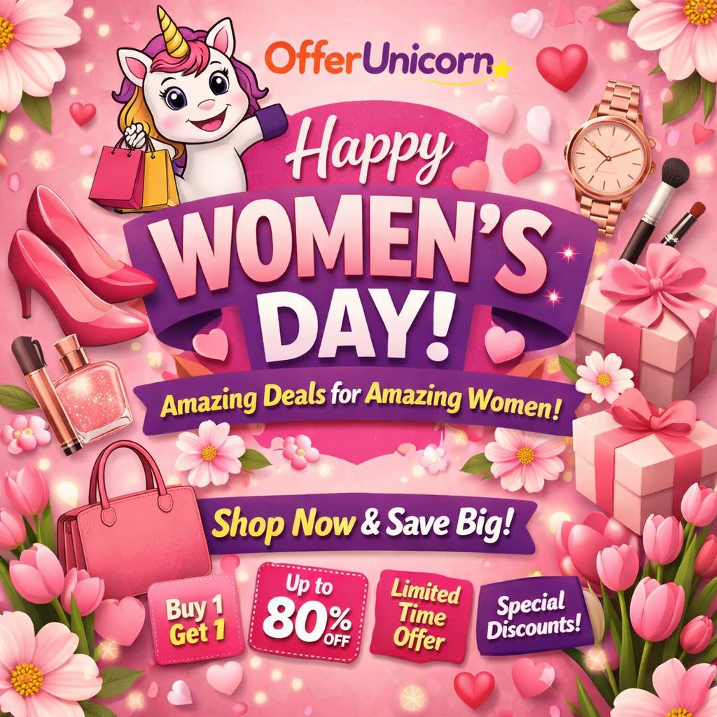 OfferUnicorn's tweet photo. 🔥 Join OfferUnicorn for Best Deals &amp; Offers
📢 Telegram
https://t.co/cpmzY0aY7e⁠�
📢 WhatsApp Channel
https://t.co/Ogqgmvmj6Q⁠�
#bestdeals #dealsindia #discountsale #onlineoffers #amazondeals #flipkartdeals #myntradeals #shoppingoffers #dealoftheday #grabthedeal #savemoney https://t.co/UsF1MdjxZH