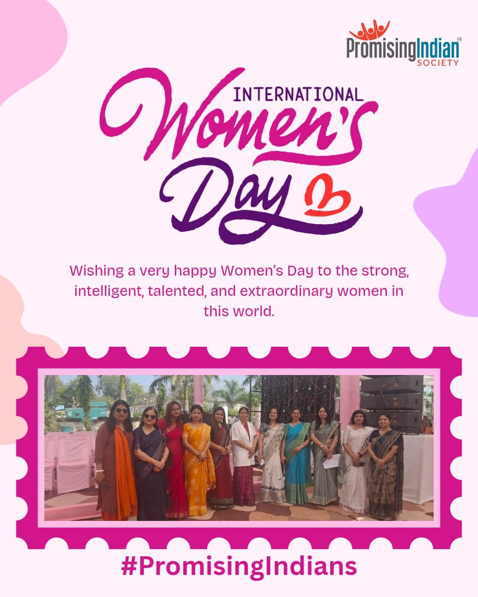 PromisingIndia's tweet photo. Celebrating the strength, courage, and achievements of women who inspire change every day.
Together, we build a more equal and empowered society.
Happy International Women’s Day! 
#WomensDay #WomenEmpowerment #PromisingIndians #WomenLeadership #Inspiration https://t.co/zpqAoiZxYL