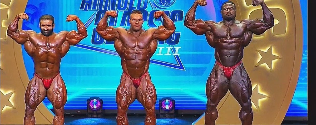 07MrAmritSingh's tweet photo. At the 2026 #ArnoldClassic, #NickWalker placed second to winner Andrew Jacked, sparking debate among fans who felt Walker’s superior conditioning deserved the win. Despite dominating back and side poses in prejudging, Walker ultimately took second place and the "Most Muscular" https://t.co/w6D1WzNGkd