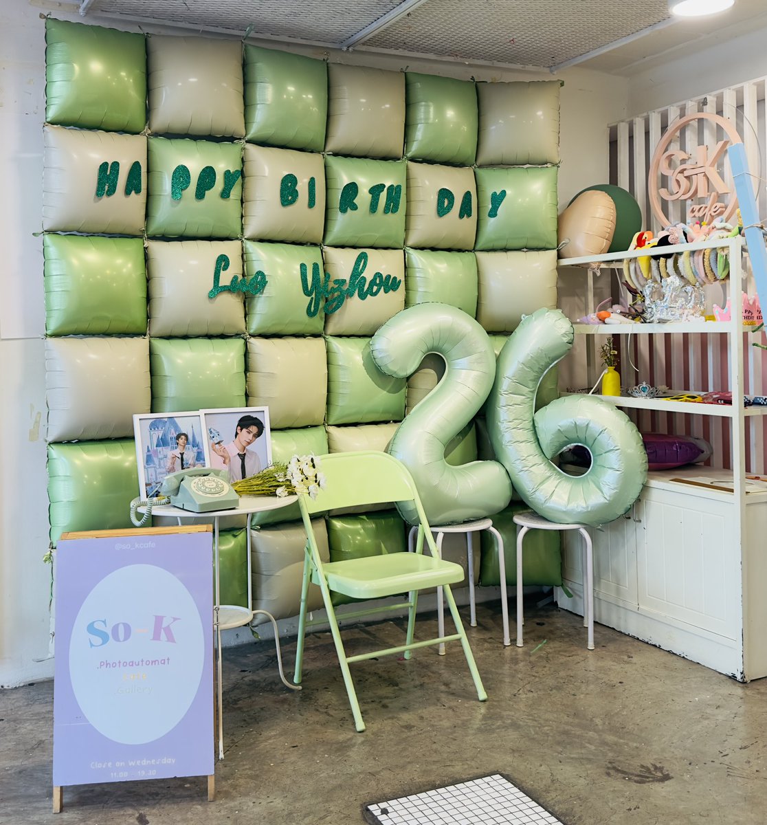 Luoyizhou1603's tweet photo. LUO YIZHOU BIRTHDAY PROJECTS 2026 ~ DAY 2

📍สถานที่: ร้าน SO-K Cafe @so_kcafe 
(MRT หัวลำโพงทางออก 1 เดินทางต่อประมาณ 5 นาที) 

📅 วันที่  8  มีนาคม 2569

🕗 เวลากิจกรรม 11.30-17.00 น (เวลาทําการ 11.00 น.-19.00 น.)

~ คาเฟ่เปิดแล้ว แวะมาร่วมสนุกด้วยกันนะคะ ~

#LuoyizhouBDcafe26
#หลัวอีโจว 
#LuoYizhou 
#罗一舟