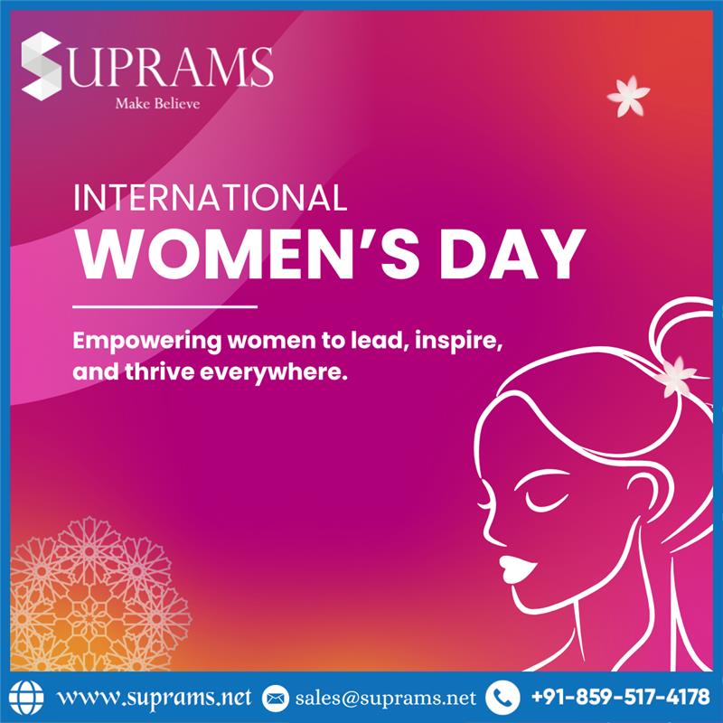 suprams_info's tweet photo. ✨ Happy Women’s Day! ✨
Celebrating the strength, resilience, and achievements of incredible women everywhere. May you continue to inspire, lead, and shine every day. 💜
Warm Wishes
-Suprams Info Solutions

#WomensDay #HappyWomensDay #WomenEmpowerment #WomenInfluencers https://t.co/mYPSN6Ukqa