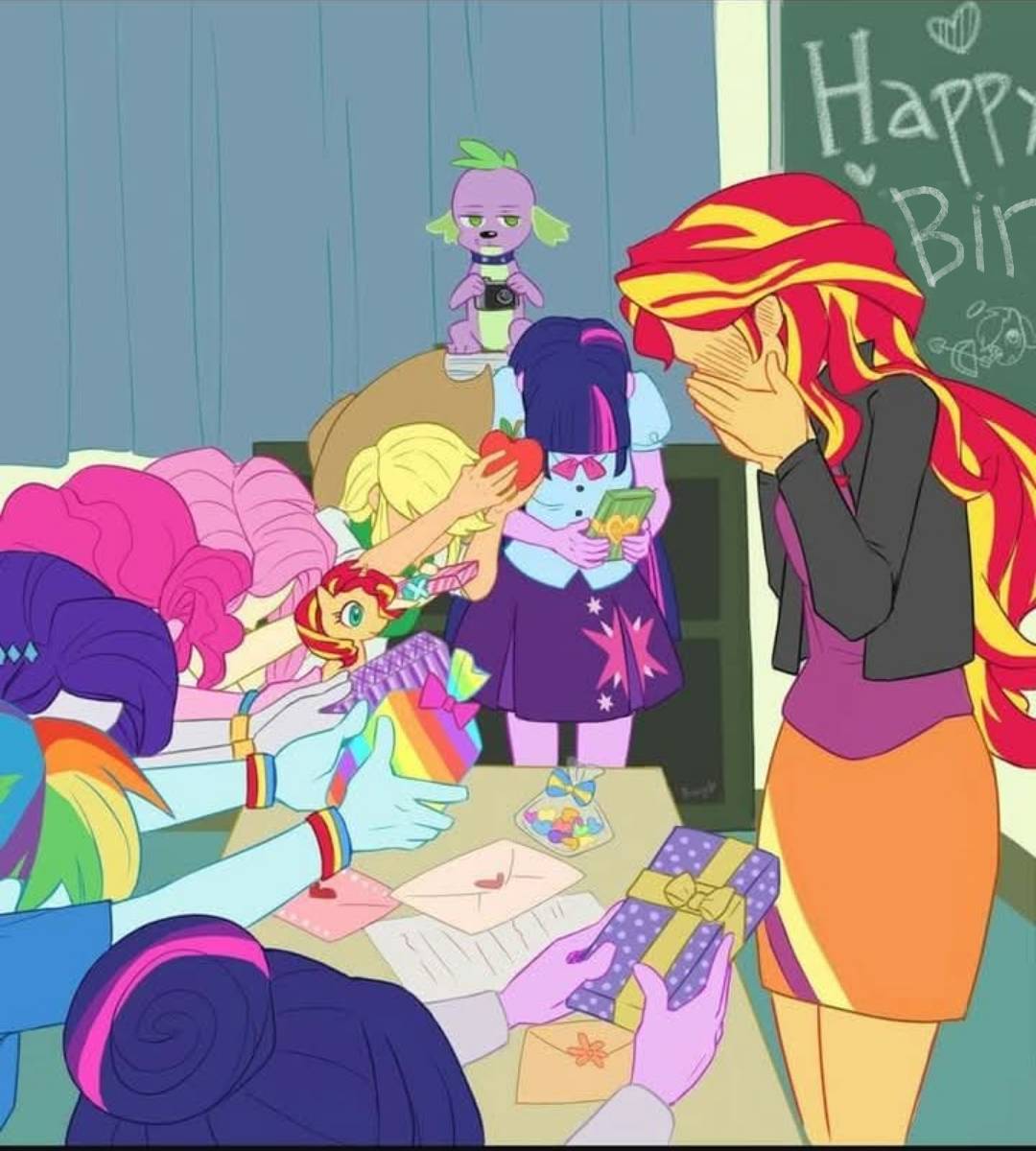 Quiero darles las gracias a "todas" esas personas que me felicitaron hoy de verdad sorprendí, no creía que fueran tantas personas (amigos, conocidos, los que me siguen, los que ni me siguen) pero sentí bonito todas sus felicitaciones 
No pensé que crecería tanto así en este mundo