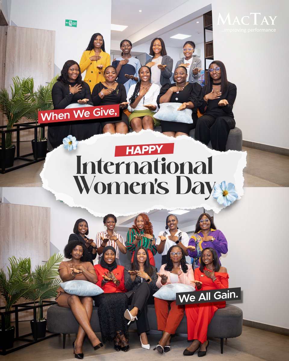 Today, we honour the women whose ideas shape our direction, whose expertise drives our success, and whose leadership inspires every one of us. 

Happy International Women's Day!

#MacTay #GivetoGain #IWD2026