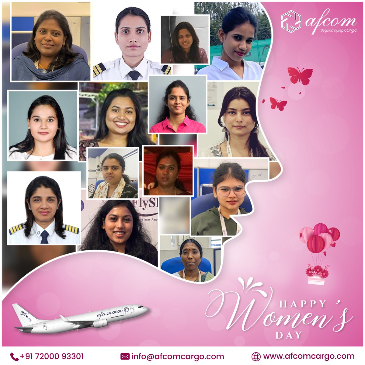AfcomCargo's tweet photo. On this International Women's Day, #AFCOM extends its warm wishes to the incredible women across the aviation and air cargo industry who continue to inspire progress, leadership, and innovation. ✈️

Wishing everyone a Happy Women’s Day! 🌸

#womensday #aviation #indianaviation https://t.co/wmkf8gzIj0