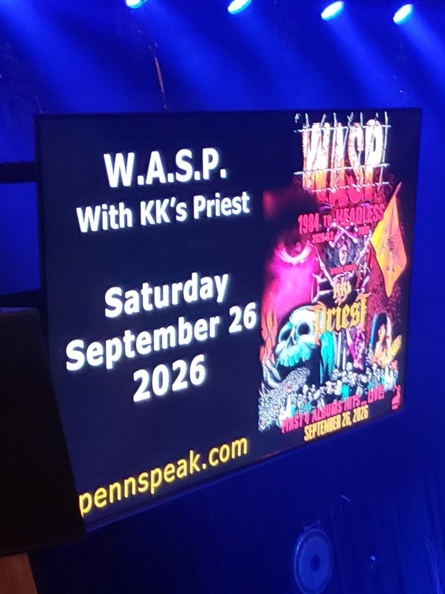coryface2000's tweet photo. Hey @Chris_Hawkey, we are at @pennspeak in Jim Thorpe PA for a 70s concert and look who's coming to town!!

@PowerTripKFAN 
@MeatSauce1 
@CoryCove https://t.co/QTOAW8LxGx
