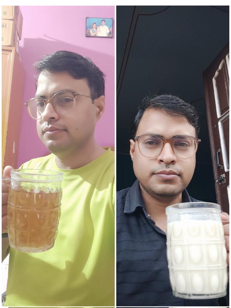 Mukesh230786's tweet photo. My energy drink and healthy breakfast https://t.co/9bGmquou3R