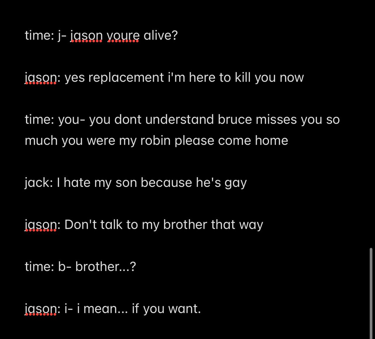 wow man this batfam fanfic shit is easy