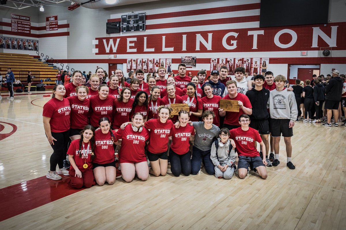 ScottRussellOLY's tweet photo. Heck of a day!!! School record team scores at state!

Women - 2nd - 260pts
Men - 3rd - 140pts

Two overall champions 

Arianna Etter - SR - Women’s 148
Caroline Winton - SO - Women’s 165

30/37 athletes scored

So many big time performances!
#CardinalSTRONG @EudoraHS https://t.co/TXnW3sXvel