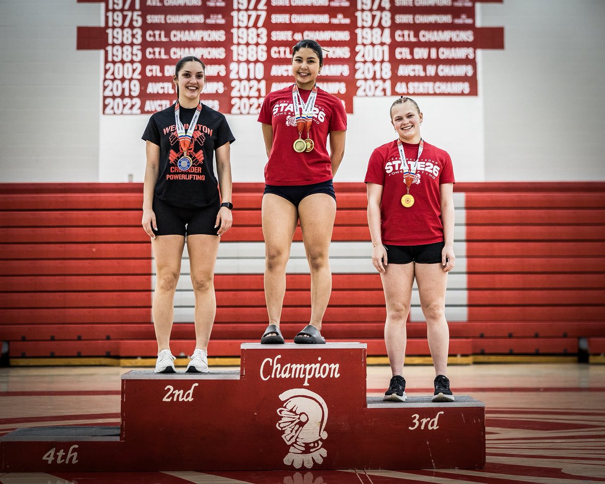 ScottRussellOLY's tweet photo. Heck of a day!!! School record team scores at state!

Women - 2nd - 260pts
Men - 3rd - 140pts

Two overall champions 

Arianna Etter - SR - Women’s 148
Caroline Winton - SO - Women’s 165

30/37 athletes scored

So many big time performances!
#CardinalSTRONG @EudoraHS https://t.co/TXnW3sXvel
