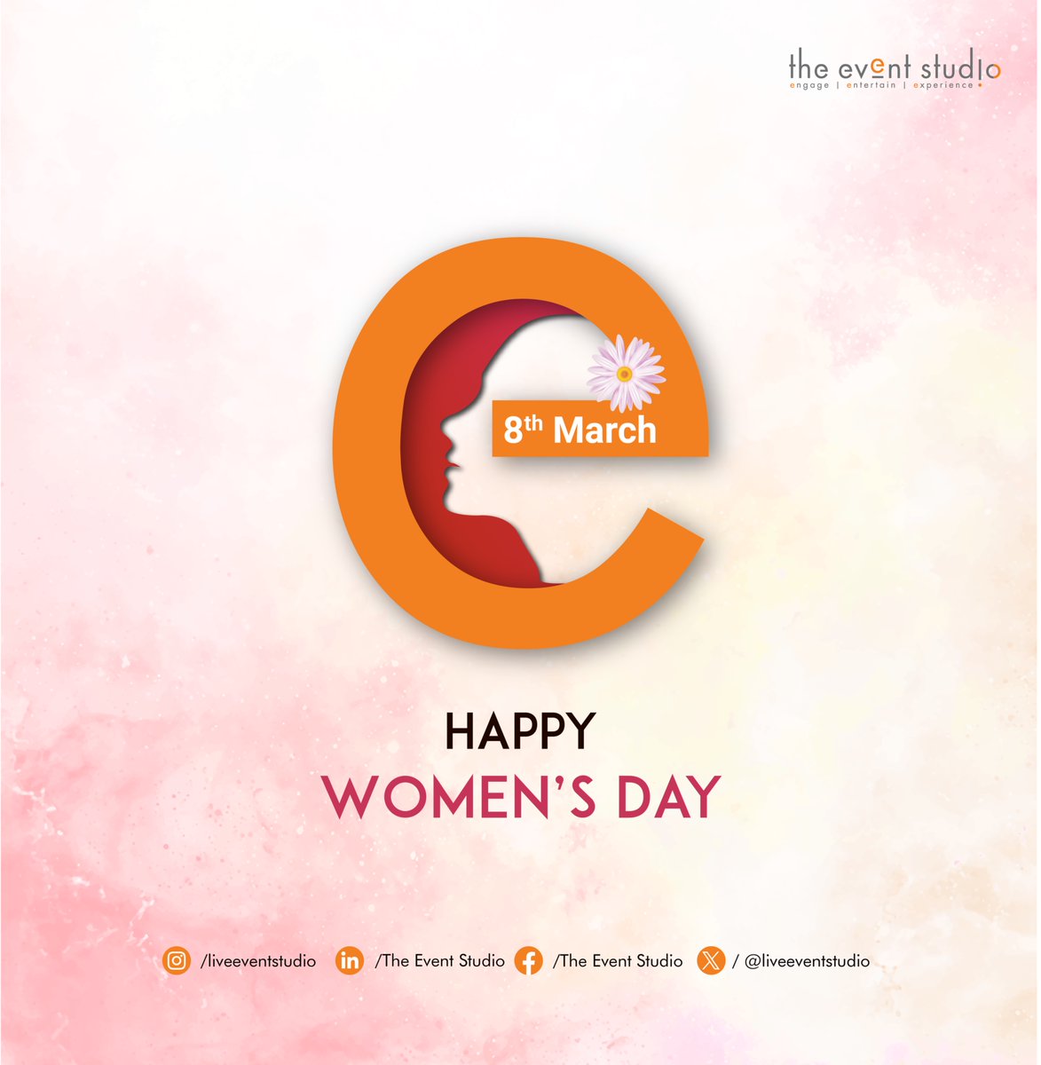 LiveEventStudio's tweet photo. Celebrating the strength, creativity and impact of women everywhere.
Happy Women’s Day from The Event Studio. 💜
#WomensDay  #InternationalWomensDay  #WomenWhoLead  #WomenInEvents #EventIndustry #WomenAtWork  #EmpoweredWomenEmpowerWomen #TheEventStudio https://t.co/tQ53TM5S2S