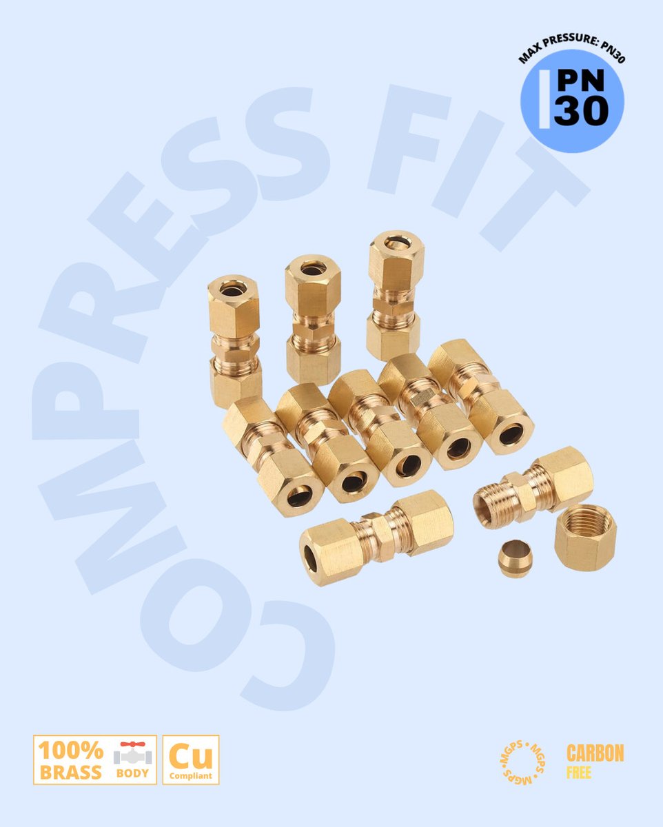 CFITMAX188003's tweet image. Complete your piping system with Compression Straight Couplers, Tees, and Elbows, designed for leak-free connections and long-lasting performance in plumbing and HVAC pipelines.

cfitmax.com/products/compr…

#CompressionFittings #CompressionCoupler #CompressionTee #CompressionElbow