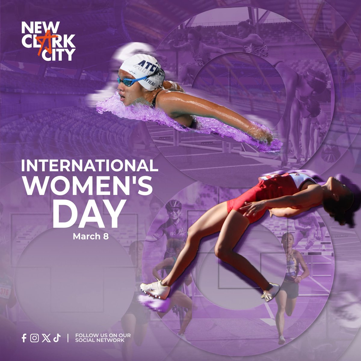 Breaking records. Breaking barriers. 

At #NewClarkCity, we see the power of women every day whether they’re training or leading the way in innovation. Today, we salute the strength, resilience, and unstoppable spirit of every woman.

Happy #InternationalWomensDay
 
#IWD2026