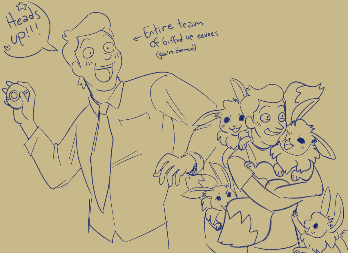Brettkota's tweet photo. two of my favorite things together..

i love them so much

#insidejob #bretthand #reaganridley #pokemon https://t.co/nxywZ6m7mS