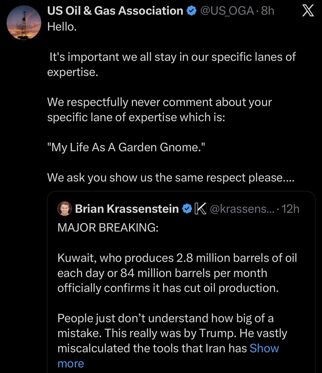 I’m never deleting this app.

Whoever is running <a href="/US_OGA/">US Oil & Gas Association</a> needs a raise.