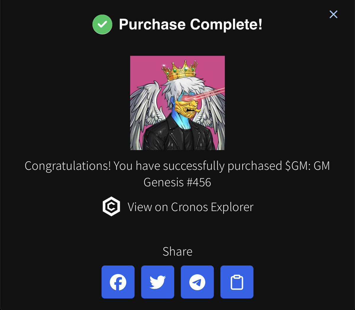 $GM Cronos tweet media