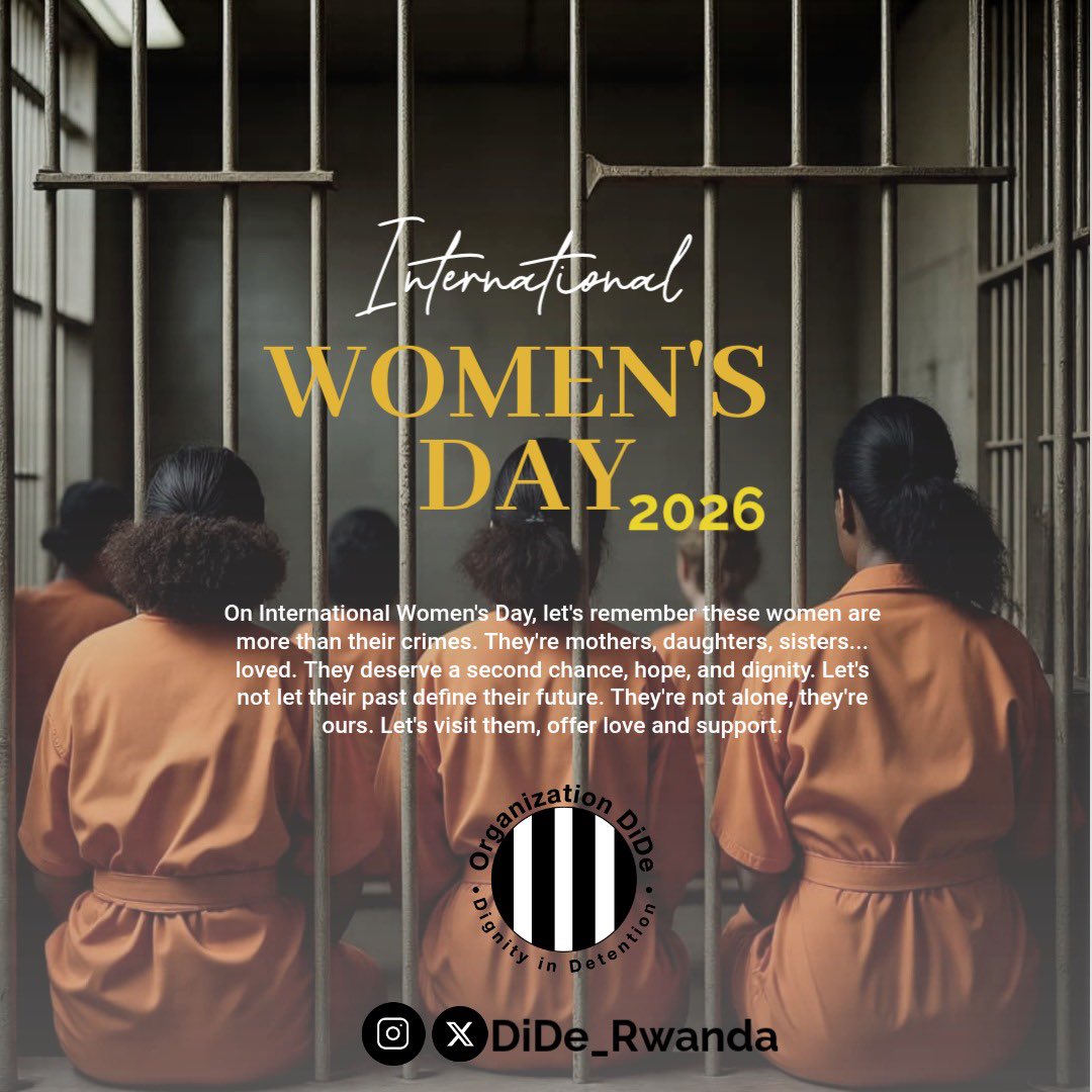 DiDe_Rwanda's tweet photo. On International women’s Day, let's remember these women are more than their crimes. They're mothers, daughters, sisters.They deserve a second chance, hope&amp;dignity.Let's not their past define their future.They're not alone, they're ours. Let's visit them, offer love&amp; support. https://t.co/Vs4EvgaY34