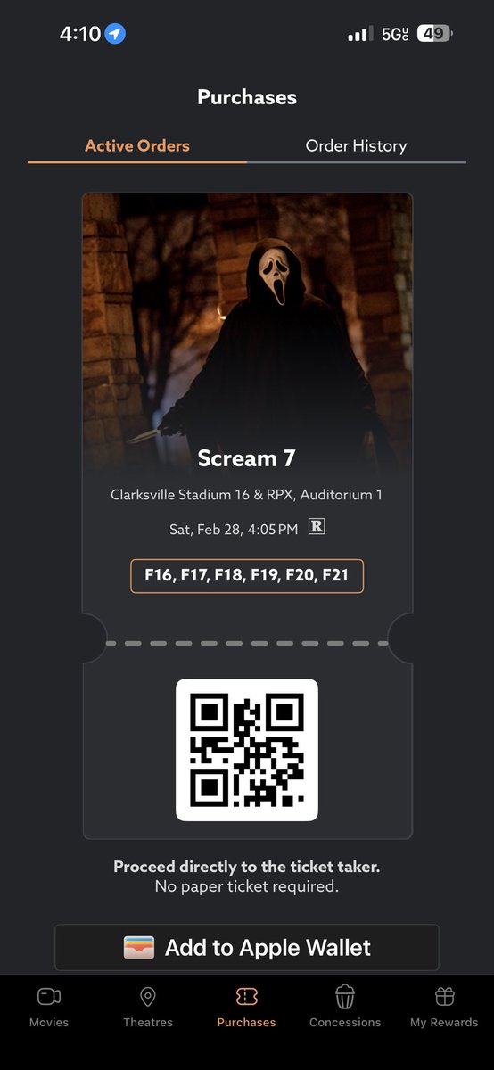 walden_john's tweet photo. @ScreamMovies loved it! this franchise started my love for horror when i was a kid and i live for these movies! hopefully got my niece as a fan.  not gonna lie i wanted to steal the cardboard  prop! wish i could have made the fan event for the poster #Scream7 #Ghostface https://t.co/qU3dmmj8wB