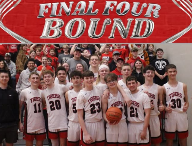 AspenMullins's tweet photo. Kingsville High School 🏀headed to the final four for the first time EVER in school history!! This team will make their first ever state debut Friday at noon at MU!! https://t.co/Xw3wdRZUaX