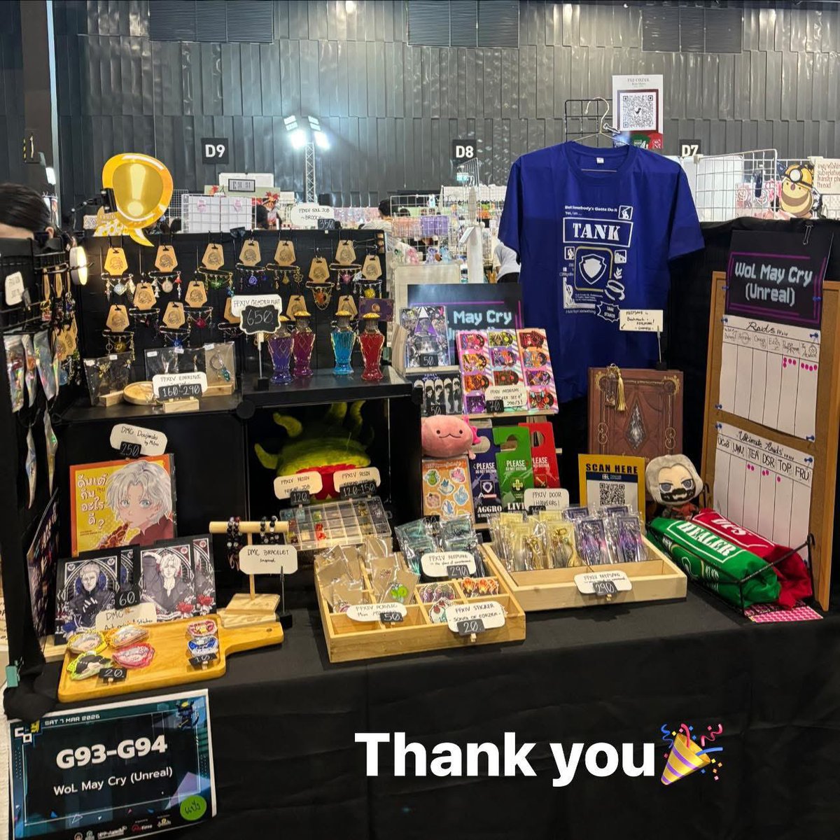 ChessWitchCraft's tweet photo. ขอขอบคุณลูกเพจทุกท่านที่เข้ามาสนับสนุนสินค้าในงาน #CQ9 รอบวันเสาร์ที่ผ่านมาด้วยนะครับ🙏🏻💖
.
ยังไงเดี๋ยวสัปดาห์หน้าจะมีเปิดรอบไปร &amp; รอบเก็บตกสินค้าต่างๆ รอติดตามที่หน้าเพจFBได้เลยนะครับ🍀
สถานีต่อไปจะออกบูธที่ไหนนั้น รอติดตามได้เลยครับ!
ไว้พบกันอีกครั้งนะครับ🌟
#FFXIV #CQ9_SAT https://t.co/O99mZYRLSa